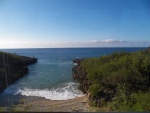 Just enough swell to be uncomfortable without a breakwater.