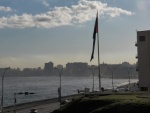 The wind was driving spray over the Malecon, as often happens.  The entire northwest area of Cuba seemed to be windy and uninviting when we were there.