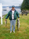 (DaveMar) Dave with 19 lb White Spring and lunch