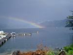 (DaveMar) Rainbow over Rock Bay