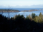 (DaveMar) Entrance to Nanoose Harbour, approx. 18 miles across to Sechelt (Mainland)