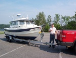 A man & his boat it's a beautiful thing