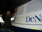 Fitting the Phifertex window shades to the boat