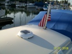 Solar vent prevents condensation in cabin