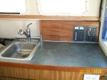 galley w/ new water faucet
