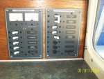 110 and 12Volt electrical panels