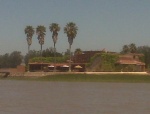 Mansion with boat dock on Petaluma River