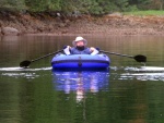 (Pat Anderson) Brock (Bambina) Rowing at Roscoe Cove 9-15-05