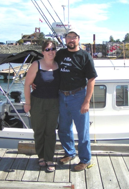 (Pat Anderson) Susan and Tom (Susan E) at Salmon Point 9-10-05