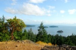 View from the top of Keats Island