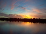 Last beautiful sunset over Charlotte Harbor