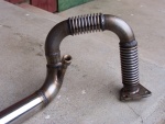 (Bob Cat) New exhaust pipe with wrinkle belly to absorb vibration