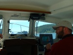 Sea trial with Les in Cornet Bay