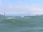 A little rough coming back from Salmon fishing outside the Golden Gate.