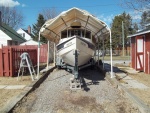 4/7/2011..centered boat in driveway