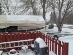 4/17/2011...woke up to winter/cann't work on my boat