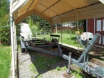 July 11/2011..1987 EZ-Loader bunk trailer,3100# with aft roller, new 4900# Leaf Springs