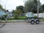 03/09/2011...picked up my new TEZ-Loader 96 bunk 17/20/22 ..4000# today...looks as if my hitch is at the right height...trailer looks level...trailer came with Carlisle tires