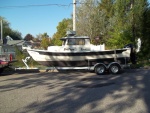 06/10/2011....moved the boat on level ground to check boat/trailer levelness