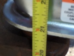 06/10/2011...measured from ground to bottom of hitch ball receiver....21 inches
