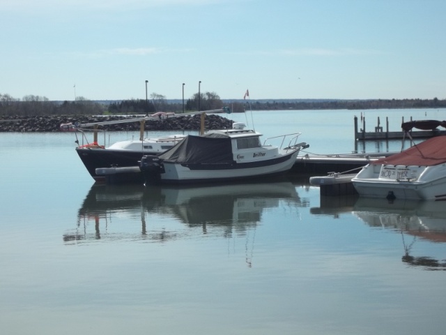 Friday May 17th.  boat finally in Marina