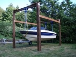 Home Made Back Yard Boat Lift ( $1800 