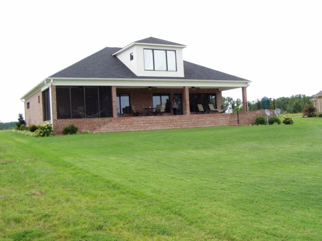 House as seen from mouth of Elk river Mile 285 on Tennessee river