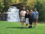Dun, Becky, Jess and Mike at Holley Falls