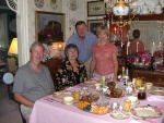 (CTYankee)Rick and Carol and Dun and Becky at our B&B in Fairport. 