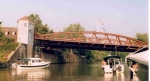 (Rick from Maine) Tilted Fairport Bridge