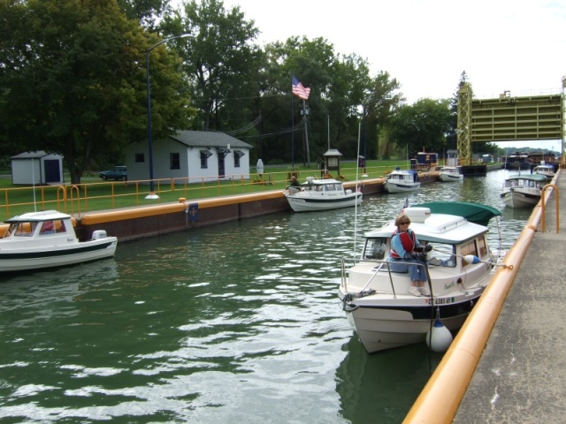 Lock 1 CS Canal voted the Prettiest lock in the NY canal system last year