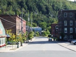 Little Falls NY. This street was underwater in the spring.