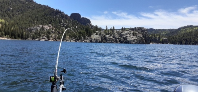 View from deck of Fresh Fish at 8,500 ft elevation