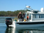 Kim, Tennison and JB  Picture taken by Foggy Dew on Lake Martin Christmas weekend