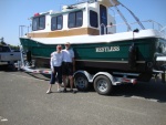 21 July 2010: Charlie &
Nancy with their new
Ranger 27 - RESTLESS
