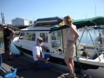 8 July 2010: Bellingham Fuel Dock, Jeff & Donna Pugh from California.
Note - Update: June 2014 - this C-Dory is now For Sale over in Anacortes.