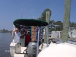 Ernie fishing in Cornjock NC