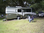 Camping at Plaskett State Park on Highway 1