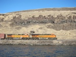 Train Along the Columbia River