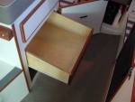 Scooter- Drawers under forward dinette seat