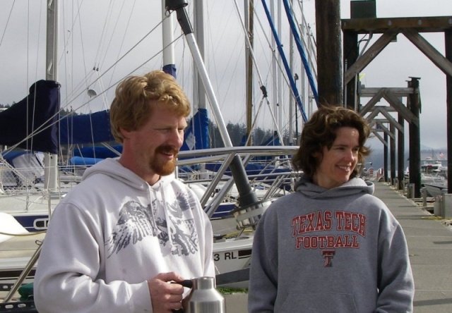 James and Deana asked if they could have their Ranger 33 sailboat Christened by the C-Brats. 