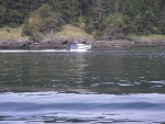 CD 22 heading out of Friday Harbor on Sunday morning.