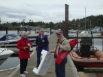 Janet, Joe and Roger arriving at the FH CBGT