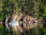 DayBreak at anchor, Jones Island