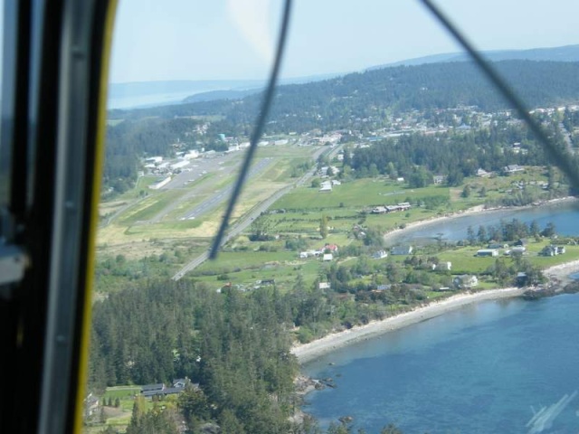 Turning final, Friday Harbor