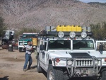 Taking on fuel in Baja
