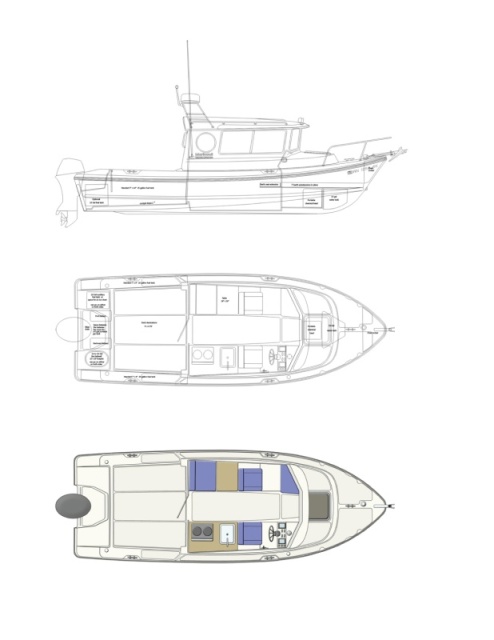 Marinaut drawings 1/4 inch = 1 foot