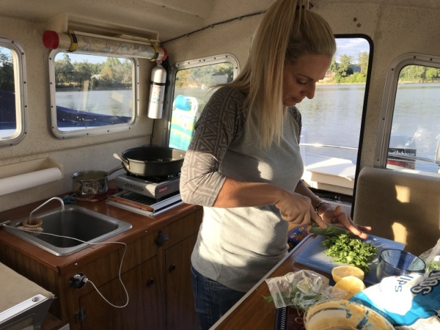 Jess fixin dinner