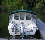 How she looked sitting on the Hudson river before I bought her. 