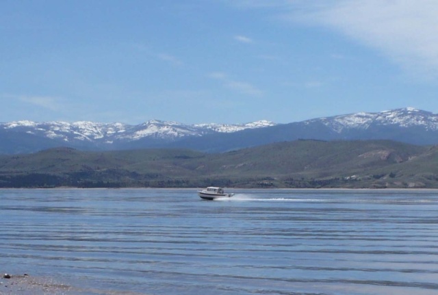 Canyon Ferry Lake - After owning her 7 months we got it in the water June 4th, 2011